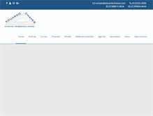Tablet Screenshot of cursoeduardochaves.com